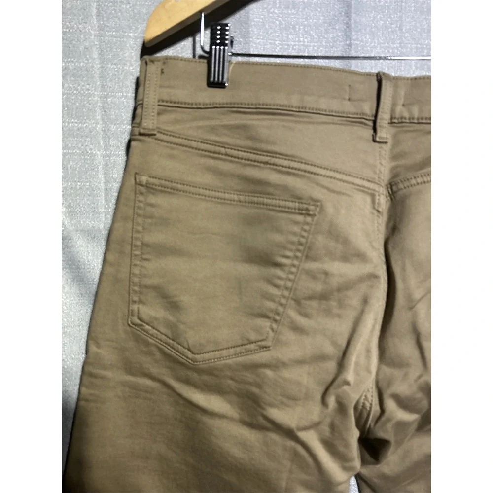 Banana Republic Men's 5 Pocket Pant Stretch‎ Cotton Slim Straight Fit TAN 30x30